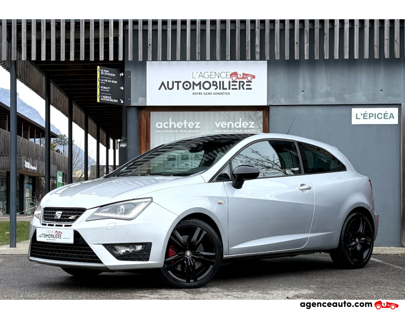 Achat voiture occasion, Auto occasion pas cher | Agence Auto Seat Ibiza CUPRA 1.8 TSI 192ch - 58000km - Origine France & Suivi Seat Argent Année 2016 Manuelle Essence
