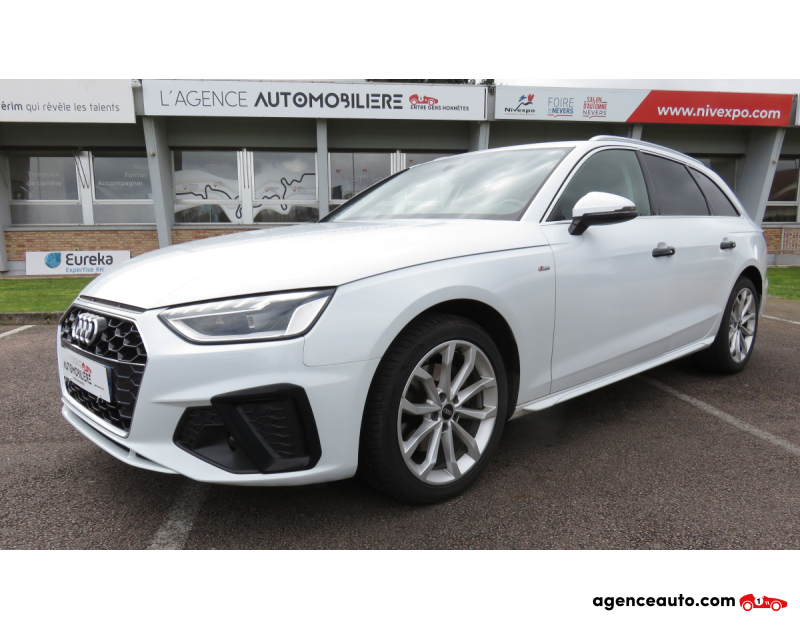 Achat voiture occasion, Auto occasion pas cher | Agence Auto Audi A4 Avant 30 TDI 136ch Design S tronic 7 /Historique complet Blanc Année 2021 Automatique Diesel
