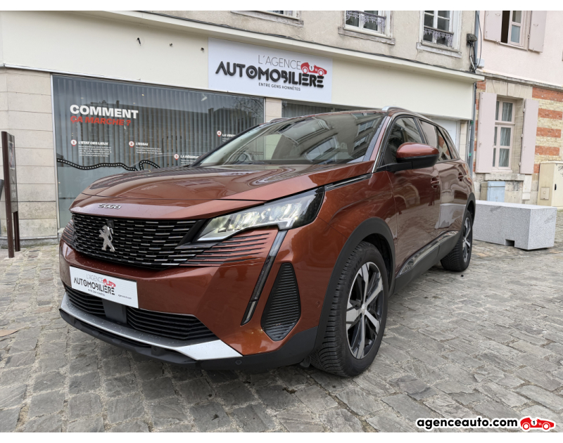 Achat voiture occasion, Auto occasion pas cher | Agence Auto Peugeot 5008 1.5 BlueHDi EAT8 S&S 130 cv Boîte auto allure pack garantie 6 mois Marron Année 2020 Automatique Diesel
