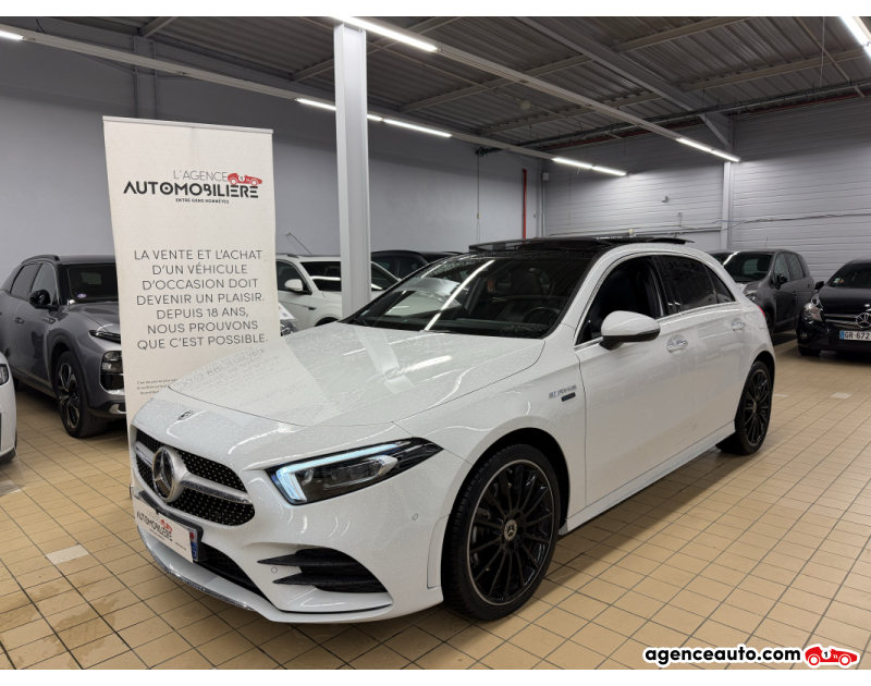 Achat voiture occasion, Auto occasion pas cher | Agence Auto Mercedes Classe A IV 250 E 8CV AMG LINE 8G-DCT Blanc Année 2021 Automatique Hybride rechargeable