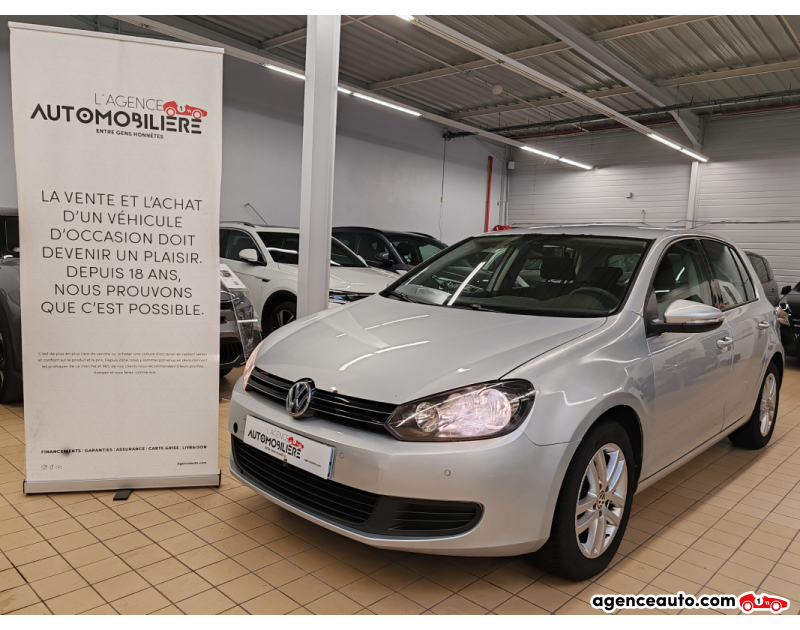 Achat voiture occasion, Auto occasion pas cher | Agence Auto Volkswagen Golf VI 2.0 TDI 140 FAP CONFORTLINE Argent Année 2012 Manuelle Diesel