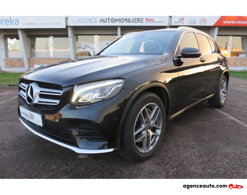 Aankoop Gebruikte Auto, Goedkope Gebruikte Auto | Agence Auto Mercedes Classe GLC 220 d 170ch Sportline 4Matic 9G-Tronic / Suivi Mercedes. Noir Jaar 2018 Automatique Diesel