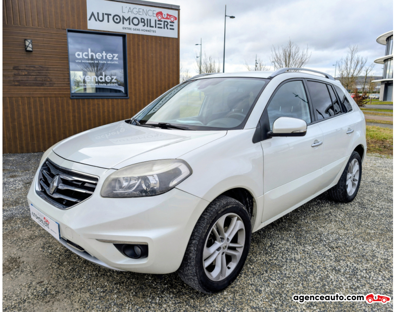 Achat voiture occasion, Auto occasion pas cher | Agence Auto Renault Koleos I (X45) 2.0 DCI 16V FAP 4x4 150 CH BOITE AUTO Blanc Année 2012 Automatique Diesel
