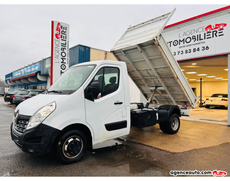 Achat voiture occasion, Auto occasion pas cher | Agence Auto Renault Master Benne RJ3500 L2 DCI 130ch E6 - Grand confort - benne - TVA récupérable Blanc Année 2017 Manuelle Diesel