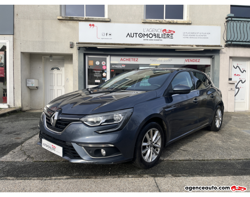 Achat voiture occasion, Auto occasion pas cher | Agence Auto Renault Megane IV 1.5 dCi 110 cv LIMITED Gris Année 2016 Manuelle Diesel