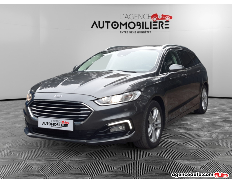 Achat voiture occasion, Auto occasion pas cher | Agence Auto Ford Mondeo Break 2.0 TDCi Titanium 150Ch Boite Automatique/ Garantie 12 Mois Gris Année 2019 Automatique Diesel