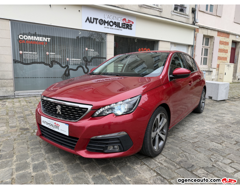 Achat voiture occasion, Auto occasion pas cher | Agence Auto Peugeot 308 1.2 THP Puretech 12V EAT6 130 cv Boîte auto Rouge Année 2017 Automatique Essence