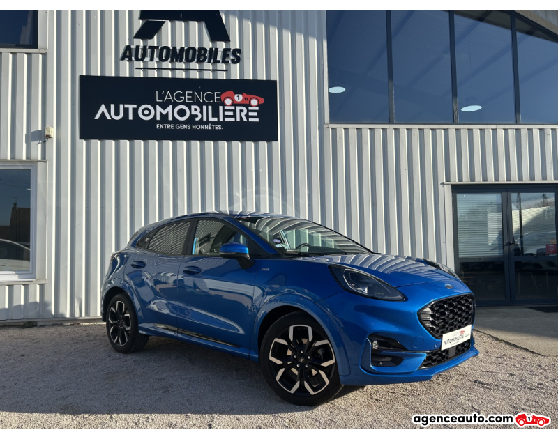 Gebrauchtwagenkauf, Günstige Gebrauchtwagen | Automobilienagentur Ford Puma ST-Line X MHEV 1.0 Ecoboost 125ch Bleu Jahr 2020 Manuelle Essence