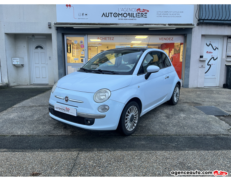 Achat voiture occasion, Auto occasion pas cher | Agence Auto Fiat 500 III 1.4 MPi 100 cv POP - Toit panoramique Distribution à jour Bleu Année 2007 Manuelle Essence