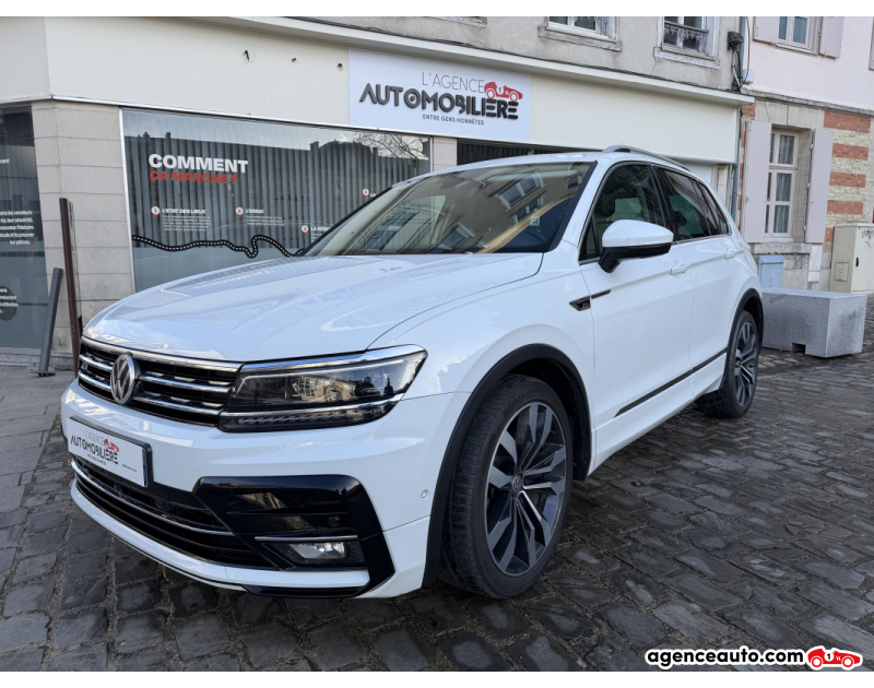 Acquisto Auto Usate, Auto Usate Economiche | Agenzia Automobiliare Volkswagen Tiguan 2.0 TDi  R Line 4Motion DSG7 150 cv Boîte auto Blanc Anno 2018 Automatique Diesel