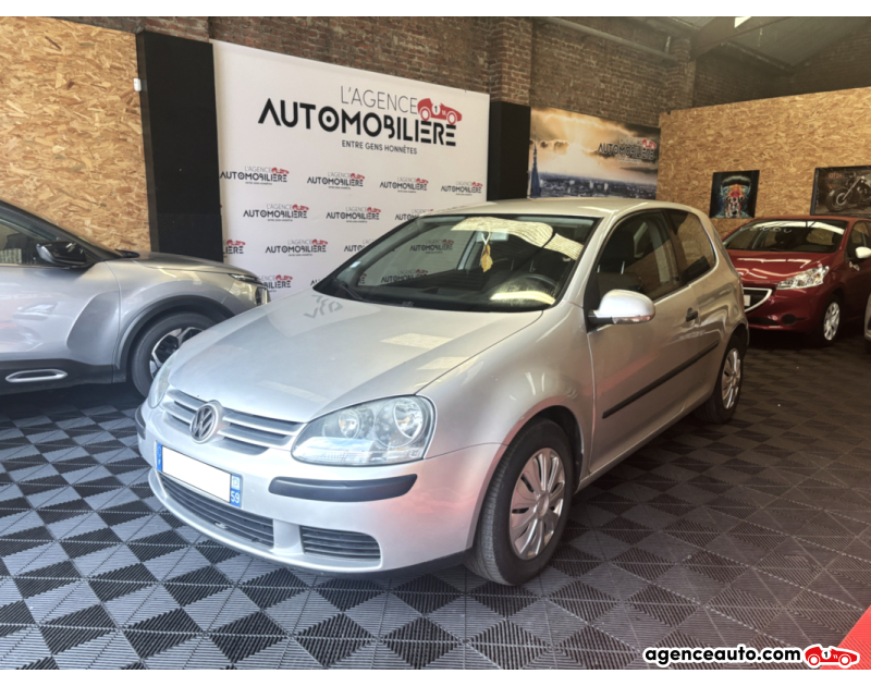 Aankoop Gebruikte Auto, Goedkope Gebruikte Auto | Agence Auto Volkswagen Golf Phase 5 - TREND - 1.9 TDI 105ch Trend 3p Gris Jaar 2004 Manuelle Diesel