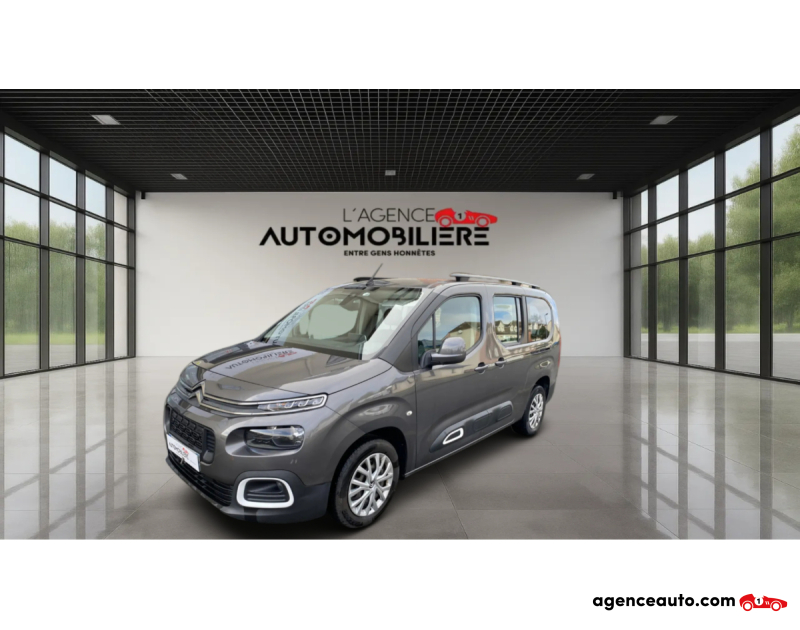 Aankoop Gebruikte Auto, Goedkope Gebruikte Auto | Agence Auto Citroen Berlingo III TAILLE XL 1.5 BLUEHDI 100 FEEL 7PL Garantie 12 Mois Gris Jaar 2019 Manuelle Diesel