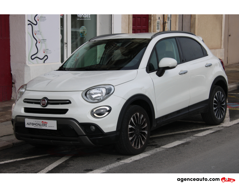 Aankoop Gebruikte Auto, Goedkope Gebruikte Auto | Agence Auto Fiat 500X CROSS 1.6 MJT 120 4X2 DCT BVA ( Distribution changée, Carplay, Caméra de recul ... ) Blanc Jaar 2019 Automatique Diesel