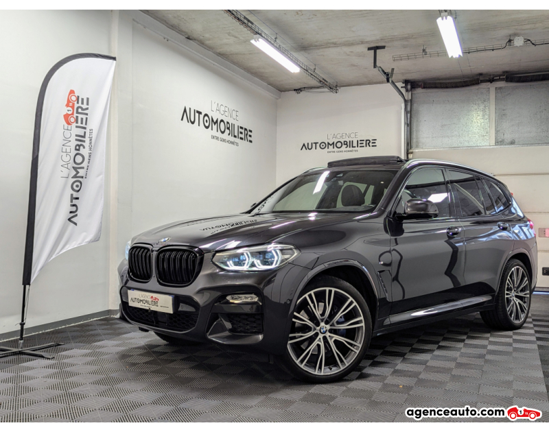 Achat voiture occasion, Auto occasion pas cher | Agence Auto Bmw X3 (G01) XDRIVE30D 265 M SPORT BV8 + TOIT OUVRANT + CUIR Noir Année 2019 Automatique Diesel