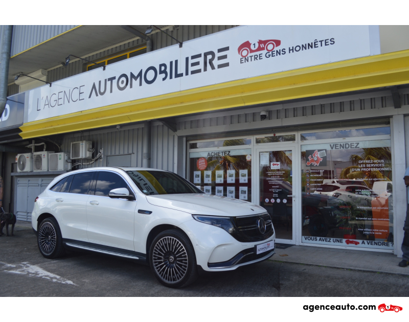 Achat voiture occasion, Auto occasion pas cher | Agence Auto Mercedes EQC EQC 400 408ch AMG Line 4Matic Blanc Année 2021 Automatique Électrique