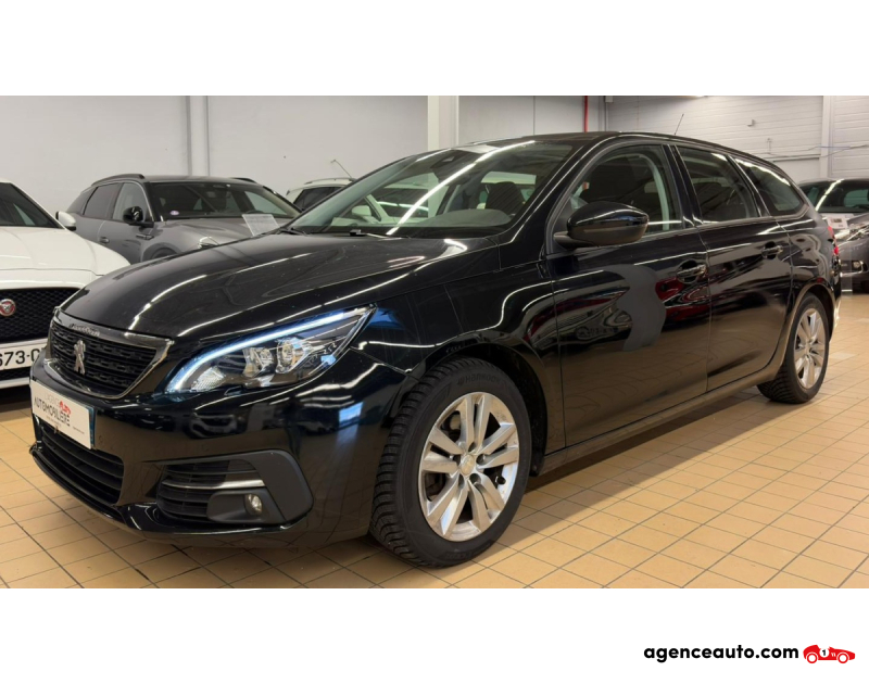 Achat voiture occasion, Auto occasion pas cher | Agence Auto Peugeot 308 SW II (2) 1.5 BLUEHDI 130 S&S ACTIVE BUSINESS EAT8 Noir Année 2019 Automatique Diesel