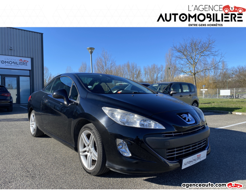 Aankoop Gebruikte Auto, Goedkope Gebruikte Auto | Agence Auto Peugeot 308 CC 1.6 HDI 110 FAP SPORT PACK BV6 Noir Jaar 2010 Manuelle Diesel