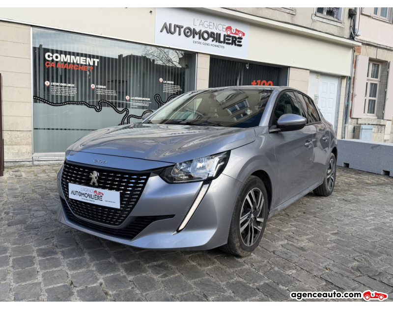 Achat voiture occasion, Auto occasion pas cher | Agence Auto Peugeot 208 1.2 PureTech 12V EAT8 S&S 130 cv Boîte auto Gris Année 2020 Automatique Essence