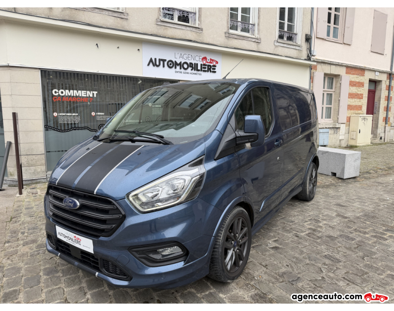 Achat voiture occasion, Auto occasion pas cher | Agence Auto Ford Transit Custom Fg 290 L1H1 2.0 EcoBlue 16V  S&S 185 cv Boîte auto Bleu Année 2020 Automatique Diesel