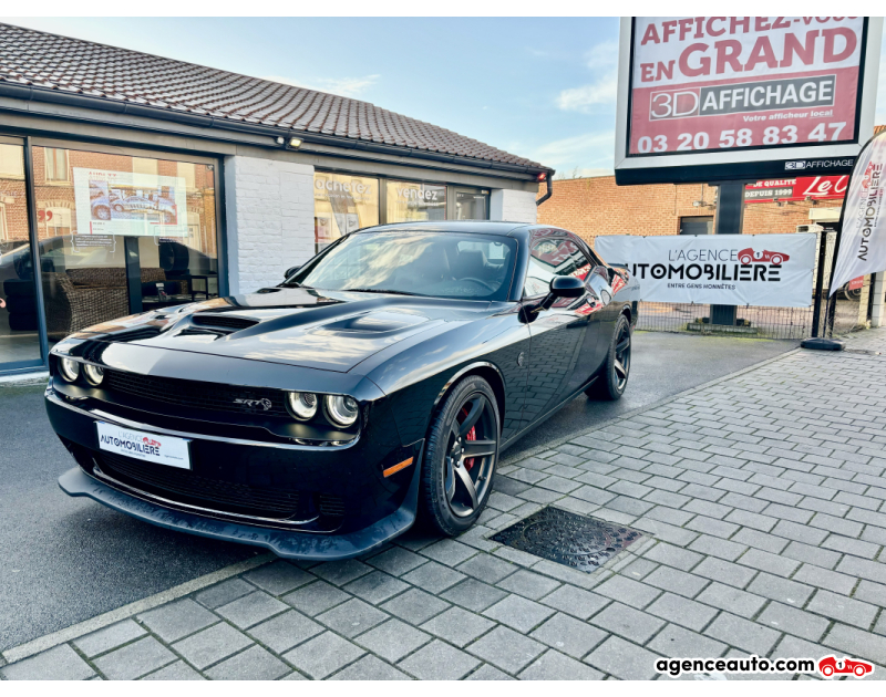 Aankoop Gebruikte Auto, Goedkope Gebruikte Auto | Agence Auto Dodge Challenger SRT   HELLCAT   V8    717 CV  ( PAS DE MALUS ) Noir Jaar 2019 Automatique Essence