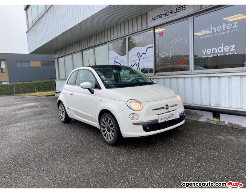 Aankoop Gebruikte Auto, Goedkope Gebruikte Auto | Agence Auto Fiat 500 1.2 MPi 69 CV BVM5 - Garantie 12 Mois Blanc Jaar 2015 Manuelle Essence