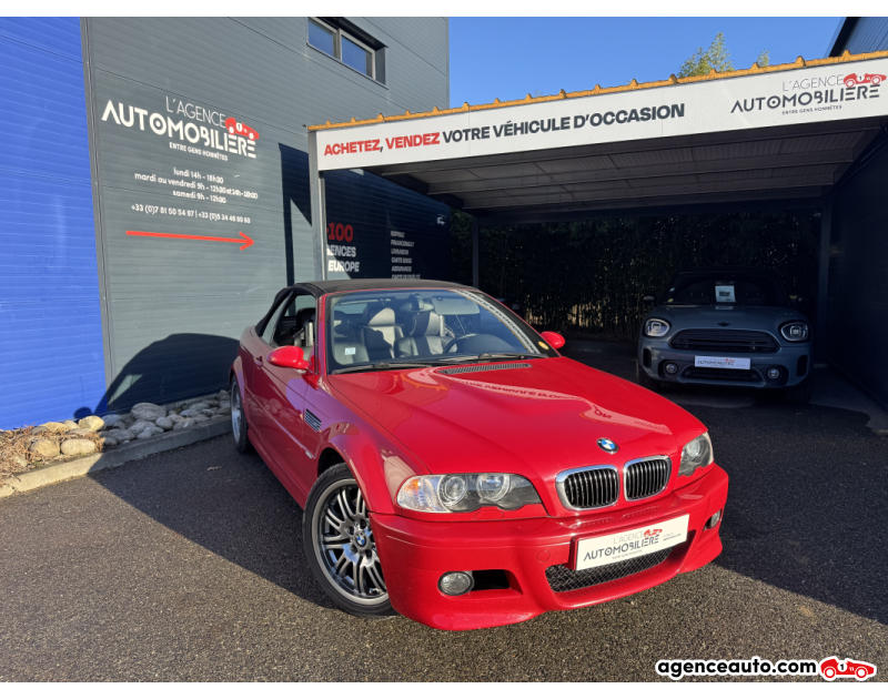 Compra de Coches Usados, Coches Usados Baratos %'|'% Agence Auto Bmw M3 3.2 CAB 343cv M INDIVIDUAL SMG2 Rouge Año 2004 Automatique Essence