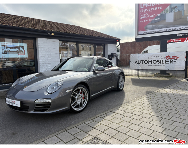 Achat voiture occasion, Auto occasion pas cher | Agence Auto Porsche 911 TARGA 4S 3.8I 385 PDK PACK CHRONO BOSE Gris Année 2009 Automatique Essence