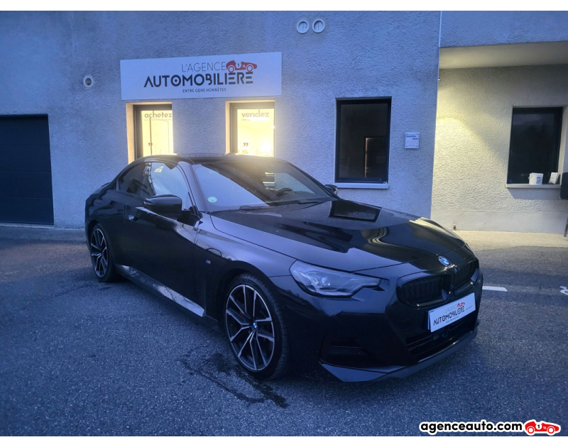 Achat voiture occasion, Auto occasion pas cher | Agence Auto Bmw Série 2 220d 2.0 Coupé 190cv M Sport Bva / Toit ouvrant Noir Année 2022 Automatique Hybride