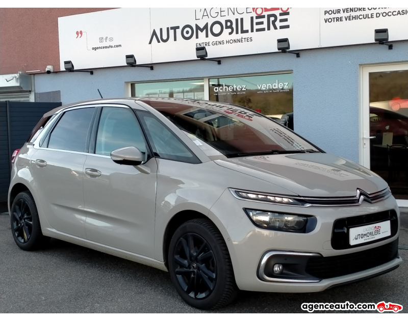 Aankoop Gebruikte Auto, Goedkope Gebruikte Auto | Agence Auto Citroen C4 Spacetourer SPACETOURER BLUEHDi 130CH S&S SHINE Beige Jaar 2019 Manuelle Diesel
