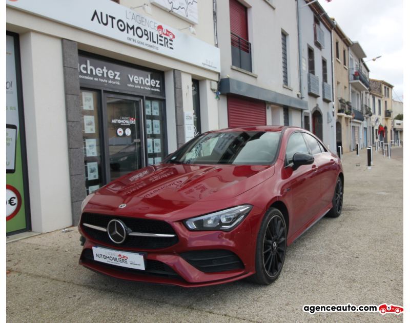 Achat voiture occasion, Auto occasion pas cher | Agence Auto Mercedes Classe CLA Business line 218 tva recuperable GARANTIE 3 MOIS Rouge Année 2020 Automatique Hybride