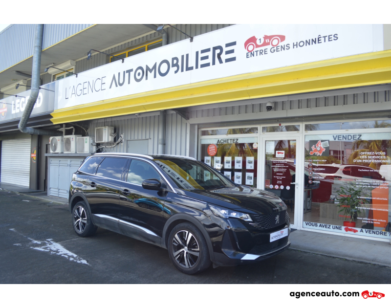 Achat voiture occasion, Auto occasion pas cher | Agence Auto Peugeot 5008 1.2 PureTech 130ch GT Noir Année 2023 Automatique Essence
