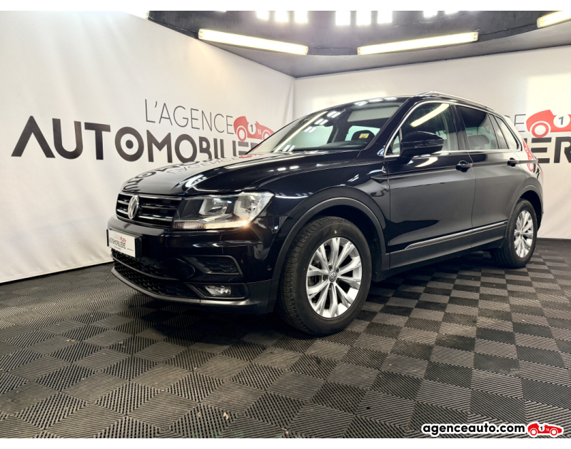 Achat voiture occasion, Auto occasion pas cher | Agence Auto Volkswagen Tiguan 1.4 TSI ACT 150 CONFORTLINE (Attelage) Noir Année 2018 Manuelle Essence