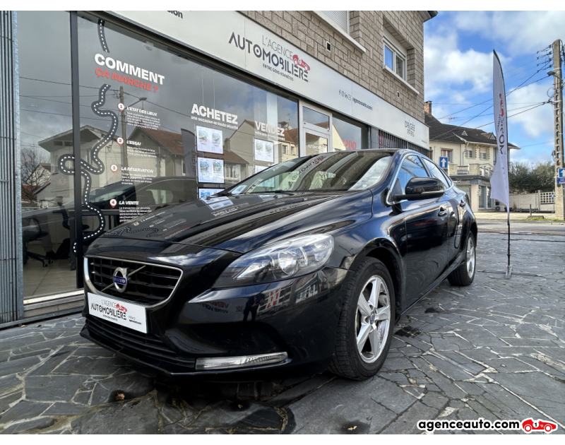 Compra de Coches Usados, Coches Usados Baratos %'|'% Agence Auto Volvo V40 Business Momentum 120CH - SUIVI D'ENTRETIEN Noir Año 2015 Automatique Diesel