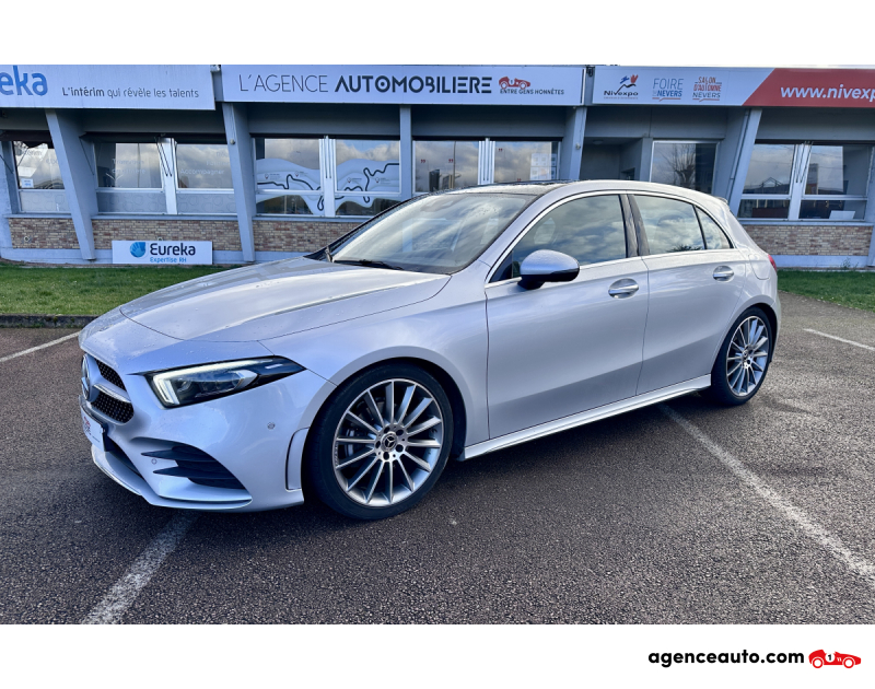 Achat voiture occasion, Auto occasion pas cher | Agence Auto Mercedes Classe A 200 163ch AMG Line 7G-DCT /Toit ouvrant électrique Argent Année 2019 Automatique Essence