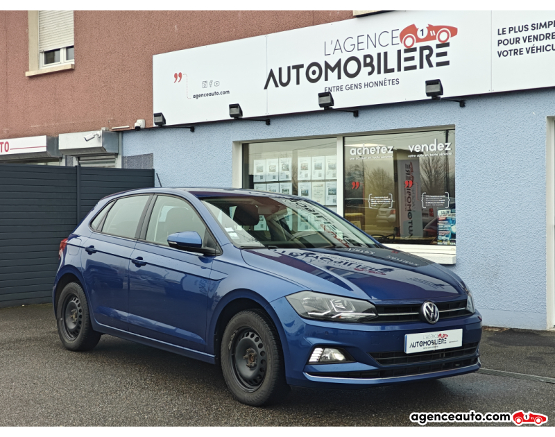 Gebrauchtwagenkauf, Günstige Gebrauchtwagen | Automobilienagentur Volkswagen Polo 1.0 TSI 95ch Confortline DSG7 Bleu Jahr 2019 Automatique Essence
