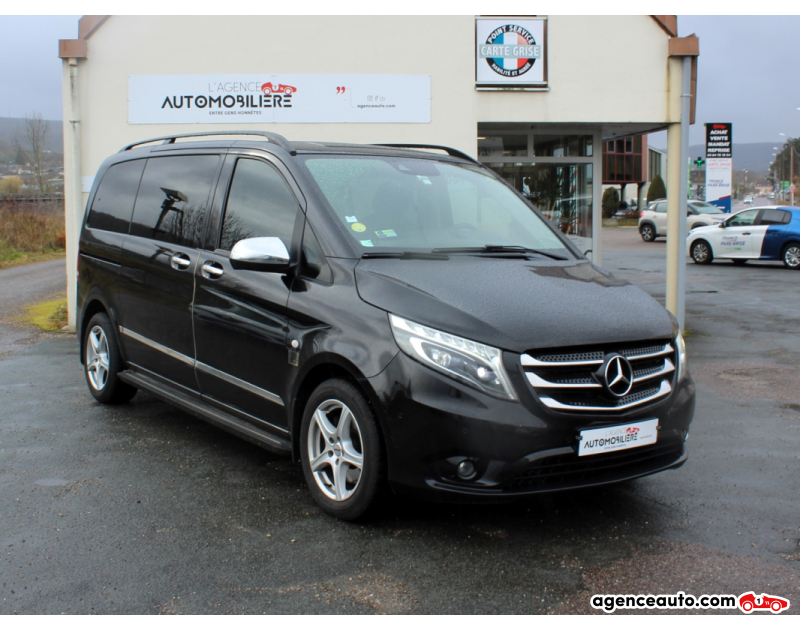 Achat voiture occasion, Auto occasion pas cher | Agence Auto Mercedes Vito Tourer Fg III 119 CDI 2.1 Mixto Compact Select E6 *SUIVI MERCEDES Noir Année 2016 Automatique Diesel