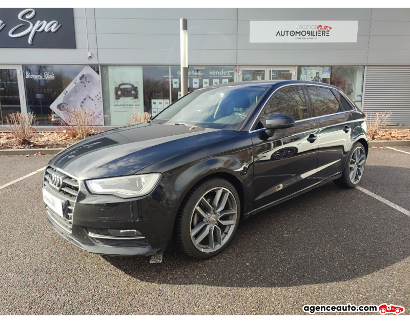 Achat voiture occasion, Auto occasion pas cher | Agence Auto Audi A3 Sportback 2.0 TDI 150 ch ambition luxe Noir Année 2013 Manuelle Diesel