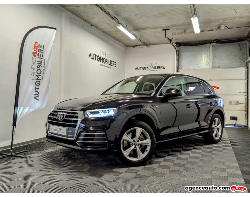 Achat voiture occasion, Auto occasion pas cher | Agence Auto Audi Q5 II 2.0 TDI 190 AVUS QUATTRO + BANG OLUFSEN Noir Année 2017 Automatique Diesel