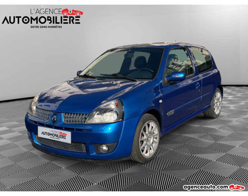 Gebrauchtwagenkauf, Günstige Gebrauchtwagen | Automobilienagentur Renault Clio RS RAGNOTTI 2.0L 16S 172CV Bleu Jahr 2002 Manuelle Essence