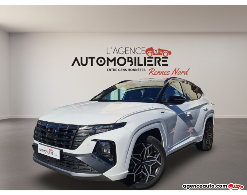 Hyundai Tucson 1.6 T-GDi 230ch N LINE EXECUTIVE HYBRIDE BVA6 Blanc 2022