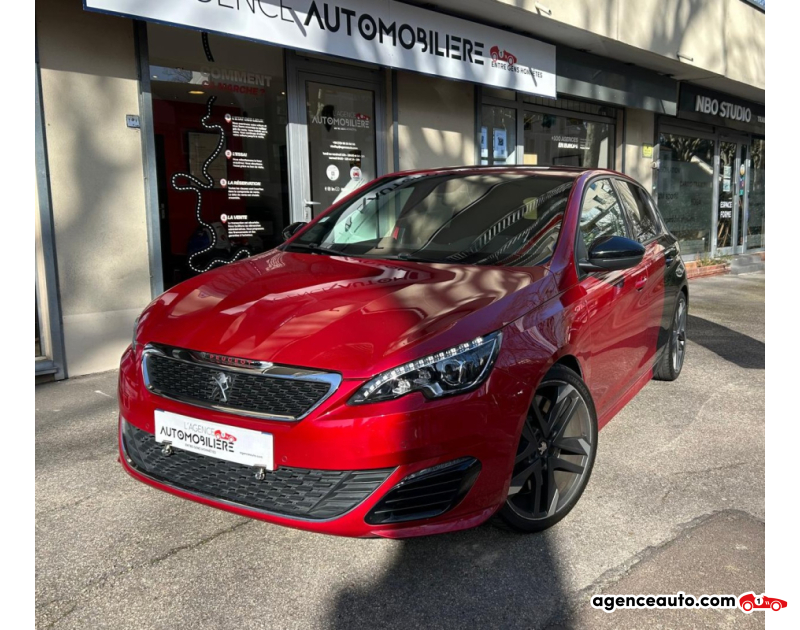 Achat voiture occasion, Auto occasion pas cher | Agence Auto Peugeot 308 1.6 THP 270 S&S GTI *2EME MAIN, SUIVI COMPLET PEUGEOT* Rouge Année 2016 Manuelle Essence