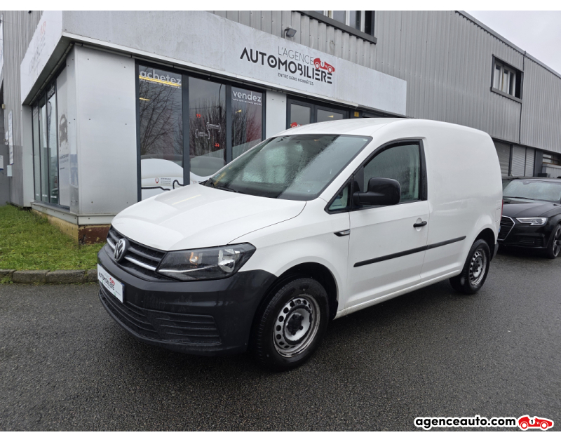Achat voiture occasion, Auto occasion pas cher | Agence Auto Volkswagen Caddy Van 2.0 TDI 75 CH BUSINESS LINE Blanc Année 2020 Manuelle Diesel