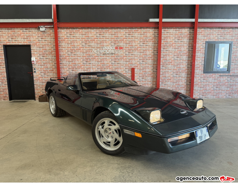 Achat voiture occasion, Auto occasion pas cher | Agence Auto Chevrolet Corvette Chevrolet Corvette C4 Convertible 1990 - 5.7 V8 - Collection Vert Année 1990 Manuelle Essence