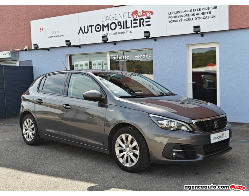 Achat voiture occasion, Auto occasion pas cher | Agence Auto Peugeot 308 1.2 PureTech 130ch S&S Style EAT8 Gris Année 2019 Automatique Essence