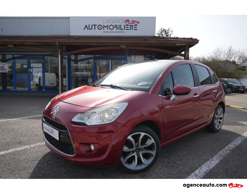 Achat voiture occasion, Auto occasion pas cher | Agence Auto Citroen C3 II 1.6 E-HDI 90 AIRDREAM EXCLUSIVE Rouge Année 2010 Manuelle Diesel