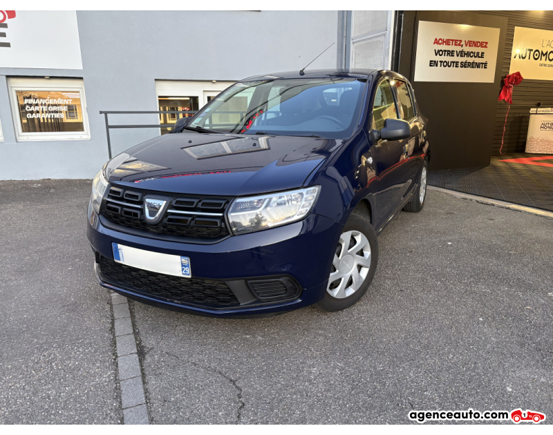 Compra de Coches Usados, Coches Usados Baratos %'|'% Agence Auto Dacia Sandero 1.0 SCe 75 Climatisation Automatique - Fixation Isofix Bleu Año 2017 Manuelle Essence