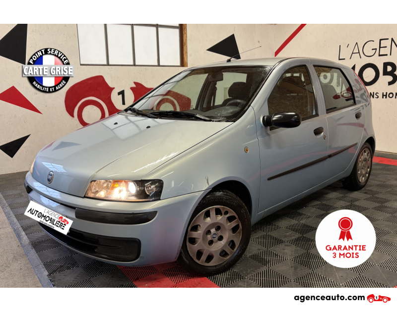 Compra de Coches Usados, Coches Usados Baratos %'|'% Agence Auto Fiat Punto 1.2 i 60 cv Gris Año 2001 Manuelle Essence