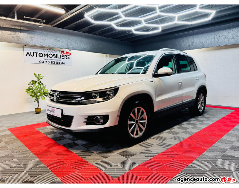 Achat voiture occasion, Auto occasion pas cher | Agence Auto Volkswagen Tiguan Volkswagen Tiguan 2.0 TDI 110 Lounge – Révision Faite – 2 Pneus Neufs Blanc Année 2015 Manuelle Diesel
