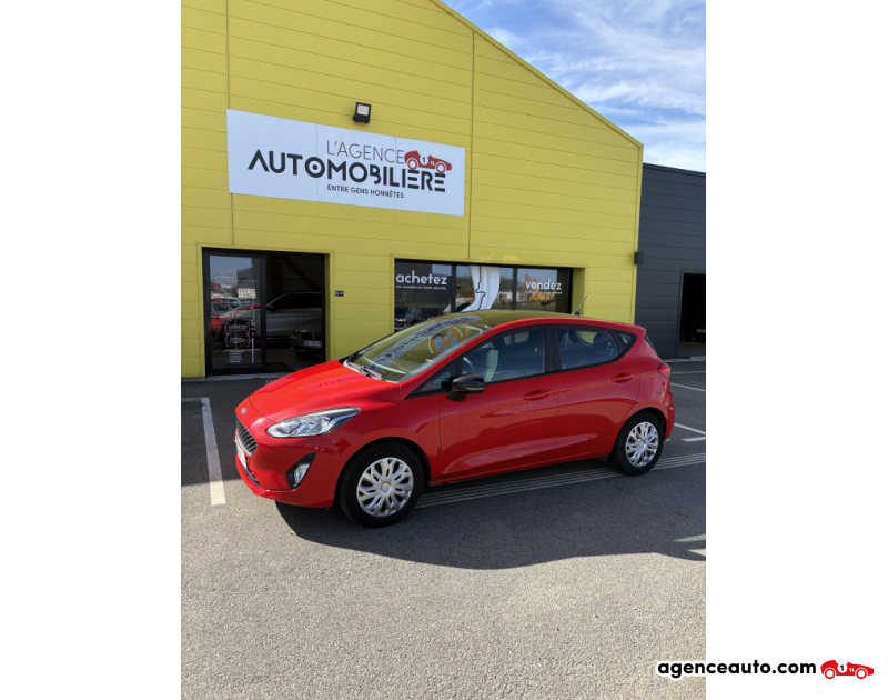 Compra de Coches Usados, Coches Usados Baratos %'|'% Agence Auto Ford Fiesta 1.1 70 ch BVM5 Trend Rouge Año 2018 Manuelle Essence