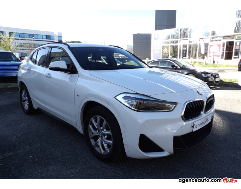 Gebrauchtwagenkauf, Günstige Gebrauchtwagen | Automobilienagentur Bmw X2 1.8 I 135 M-SPORT SDRIVE DKG BVA Blanc Jahr 2022 Automatique Essence